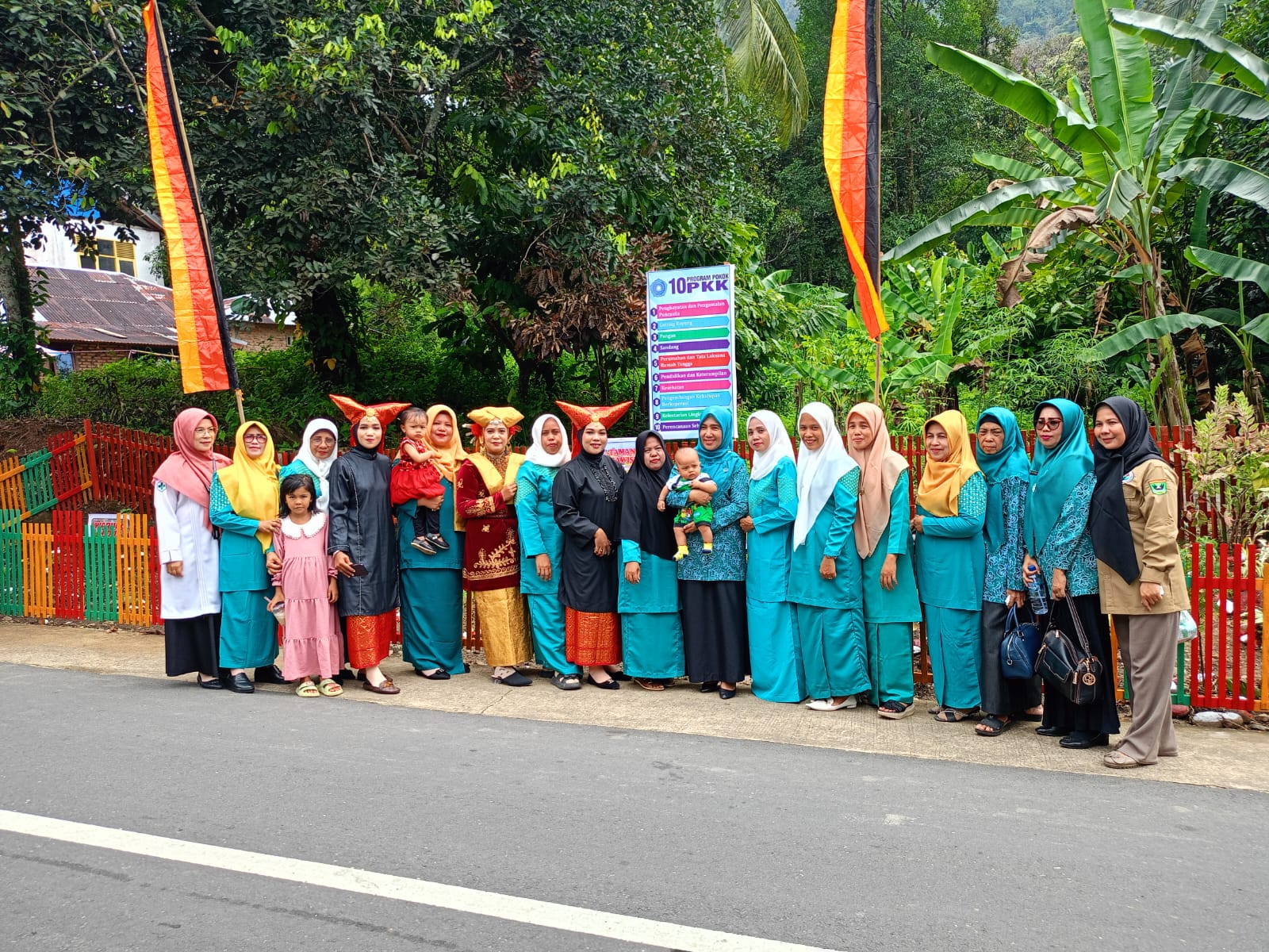Penilaian Lomba Dasawisma Tingkat Kabupaten Pesisir Selatan