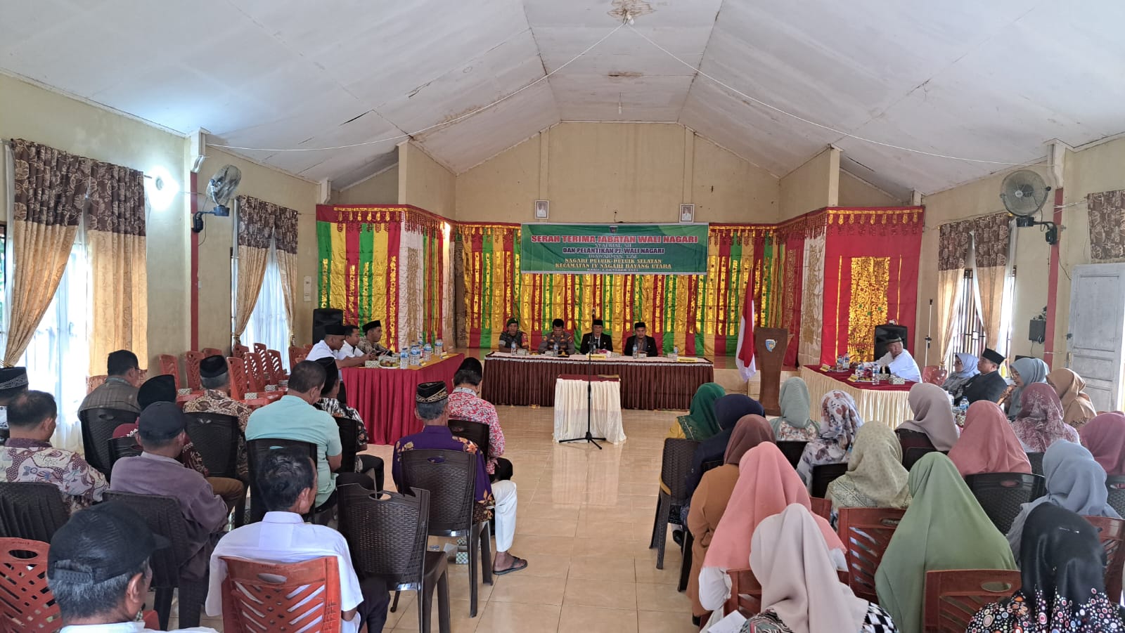 Pelantikan dan Serah Terima Jabatan Pj. Wali Nagari Puluik-Puluik Selatan